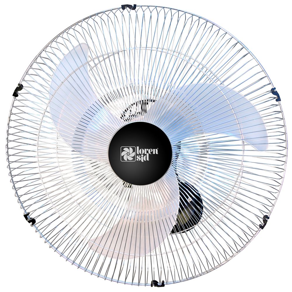 VENTILADOR LOREN SID 60 CM M1 DE PAREDE - CROMADO - J. MAHFUZ